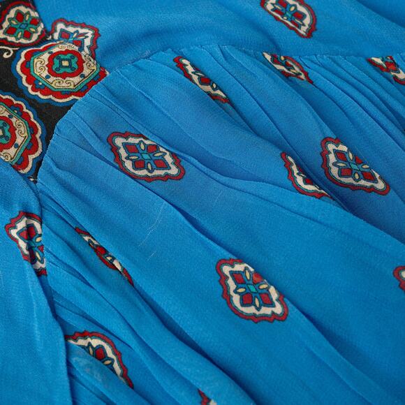 FARM Rio Anika Tiles Blue Maxi Dress - Picture 13 of 15